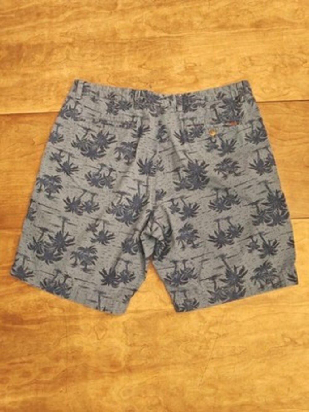 Chaps Blue Palm Tree Print Shorts Men’s Size 38 Casual Beach Summer - Picture 8 of 10